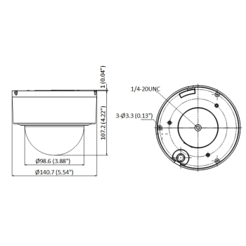 KAMERA IP OBROTOWA ZEWNĘTRZNA DS-2DE3404W-DE T5 PL - 3.7 Mpx 2.8 - 12 mm MOTOZOOM Hikvision